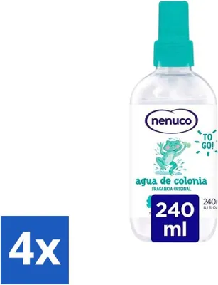 Produktbild von Nenuco – Kölnisch Wasser – Eau de Cologne – Originalduft – Sprühflasche – 240 ml - Vorteilspack - 4 Stücke
