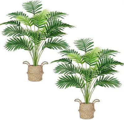 Produktbild von Kunstmatige Hangplanten Set, Kleine Kunstplanten, Kunstmatige Erwtenpeulen, Binnenhuis Dekoration, 2 Stücke