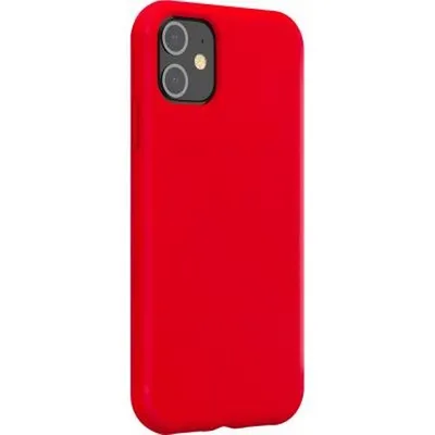 Obrázek produktu pro BigBen Connected, pouzdro pro Apple iPhone 12 mini, pevný silikon, měkké na dotek, červené