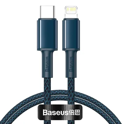 Image de Baseus CATLGD-A03 câble Lightning 2 m Bleu
