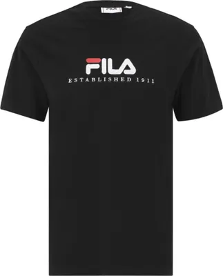 Produktbild von Herren Kurzarm T-Shirt Schwarz mit Rundhals und Stickerei-Logo