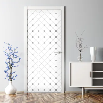 Produktbild von Dekorative Türaufkleber selbstklebend Klebefolie Türtapete Türfolie Blumen Garten Wiese 70 x 200 cm