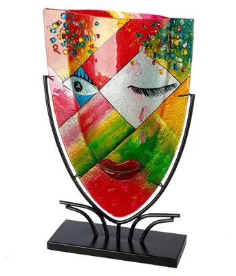 Obrázok produktu pre Casablanca by Gilde Gesichtsvase oválny Dreaming orange V. 49 cm, 59284