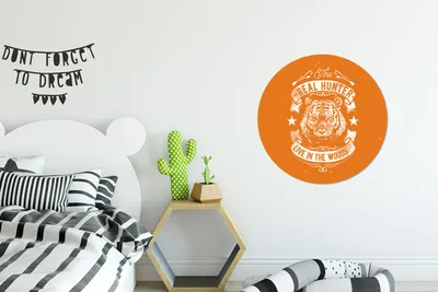 Produktbild von MuchoWow® - Mauerkreis - Wand Bilder - Wandsticker - Wohnzimmer Dekoration - Dekoration für die Wände - Aluminium - Babyzimmer
