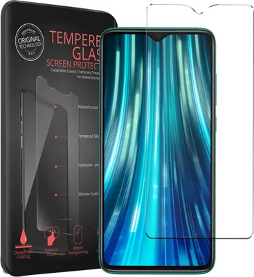 Produktbild von 2x Panzerglas für Xiaomi Redmi Note 8 Pro Glas Folie Displayschutz Schutzfolie