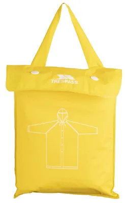 Produktbild von Trespass It May Rain – Packaway-Regenmantel für Uni, Gelb