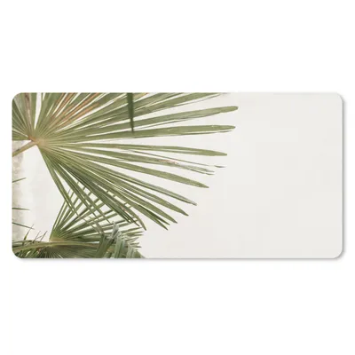 Produktbild von MuchoWow® Schreibtischunterlage Sommer - Blatt - Grün 80x40 cm - XXL Mauspad - Gaming Mauspad