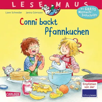 Obrázok produktu pre LESEMAUS 123: Conni backt Pfannkuchen