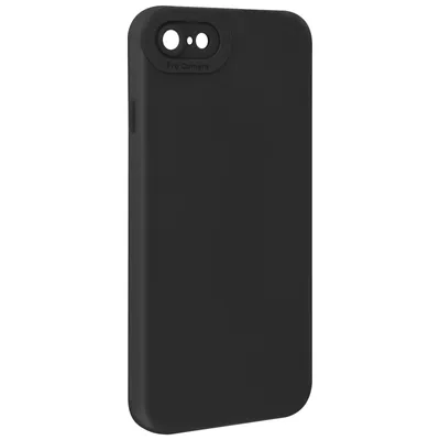 Produktbild von Avizar, Hülle iPhone 7 weiches Silikon mit verstärktem Kamerablock, Schwarz