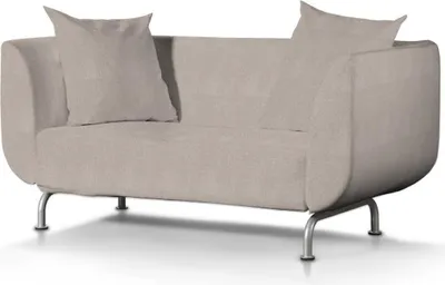 Produktbild von Dekoria Bezug für Strömstad 2-Sitzer Sofa, beige-grau, Bezug für Sofa Stromstad 2-sitzer