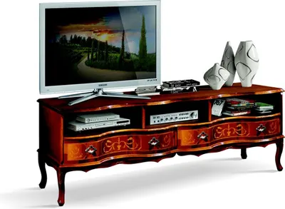 Produktbild von Italienische Holz Möbel Sideboard tv Lowboard Lang rtv Schrank Wohnzimmer