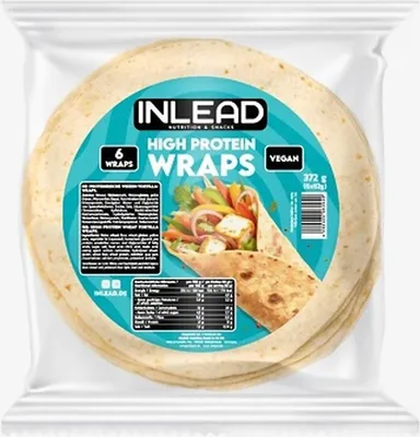 Produktbild von INLEAD High Protein Wraps 6 Stk.