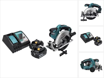Obrázek produktu pro Akumulátorová okružní pila Makita DSS 611 RF 18 V 165 mm + 2x akumulátor 3,0 Ah + nabíječka