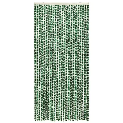Produktbild von Insektenschutz-Vorhang Grün und Weiß 100x220 cm Chenille