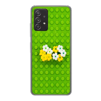 Produktbild von MuchoWow® Handyhülle Schutzhülle Hülle für Samsung Galaxy A53 5G Unterlage mit Blumen Silikon Softcase Handy Hülle - Schutzabdeckung