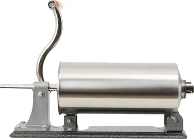 Zdjęcie produktu dla Nadziewarka do kiełbas, pojemność 3 l, konstrukcja ze stali nierdzewnej, obsługa ręczna, ergonomiczna konstrukcja, łatwa do czyszczenia