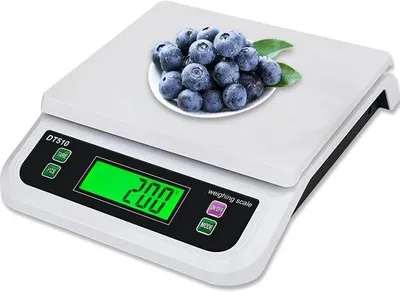 Image de Balance de cuisine 30 kg/1 g avec fonction PCS et tare, balance de cuisine précise