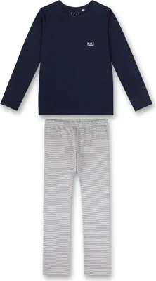 Immagine prodotto di Pigiama da notte blu per bambine Sanetta | Comodo pigiama per bambini