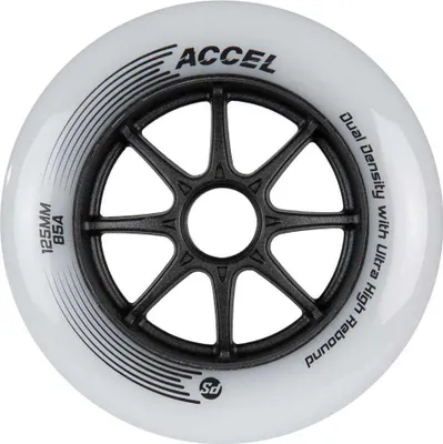 Immagine prodotto di Rotelle per pattini Powerslide Accel, 6 pezzi, argento, 125 mm, argento, 125 mm