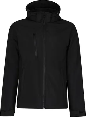 Produktbild von Regatta Professional Baumwolle Classics-36.A701 3-Lagen Kapuzen Softshell Jacke Venturer Gr. XL black/black
