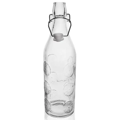 Produktbild von ORION Glasflasche für Liköre Wein RETRO 1,1l ORANGE