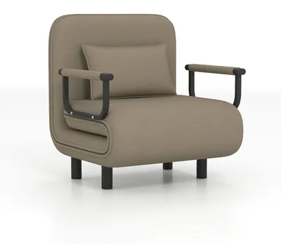 Image de Canapé-lit pliable - Fauteuil convertible - Fauteuil d'appoint - Pouf - Dossier réglable en 5 positions