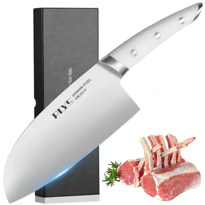 Produktbild von Chinesisches Kochmesser mit weißer Klinge aus Edelstahl