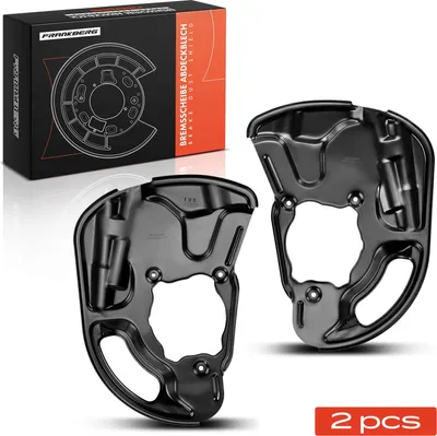 Imagen del producto de Frankberg, 2 discos de anclaje para freno, eje delantero, para ambos lados, compatible con Mercedes-Benz Clase C Coupé, familiar (T-Model) W204, C204, S204