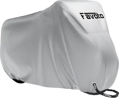 Immagine prodotto di Copertura impermeabile per biciclette in tessuto Oxford 210D con tasca, 200 x 110 x 70 cm, argento