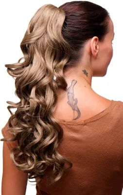 Produktbild von WIG ME UP Zopf Pferdeschwanz gelockt Aschblond SA09-22