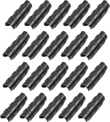 Produktbild von Famanu Klemmen für Gewächshausrahmen - 20 Stück - 19 mm - ABS Kunststoff