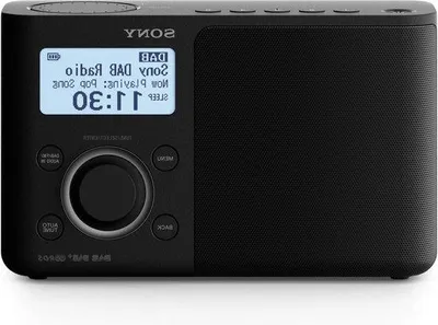 Obrázek produktu pro Přenosné digitální rádio FM/DAB/DAB+ černé, napájení na baterie