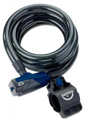 Produktbild von Schloss SQUIRE Spiralkabel Schlüssel 15 x 1800 schwarz
