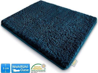 Kúpeľňová podložka Sky extra fluffy veľa farieb a veľkostí Cool Teal 50 x 60 cm