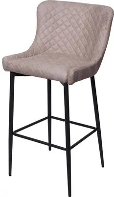 Image de Tabouret de bar HWC-H79, chaise de bar tabouret de comptoir, repose-pieds vintage en métal ~ tissu/textile gris