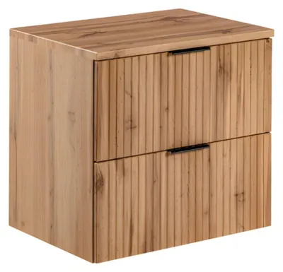 Produktbild von Badezimmer-Set NOXERA 60 cm – Wotan-Eiche – Unterschrank mit Waschtischplatte