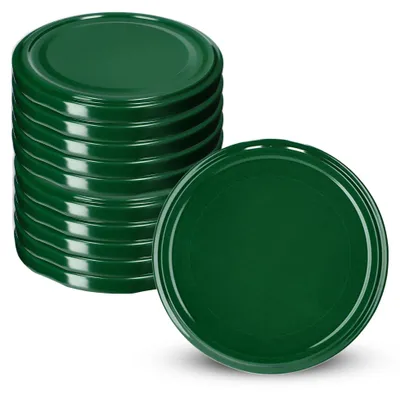 Schraubdeckel für Gläser, Twist-Off, ø 63 mm, grün, 10 Stück