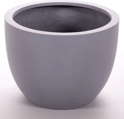 Produktbild von Elegant Einrichten | Pflanzkübel | Fiberglas | rund konisch | D40xH31cm | grau.