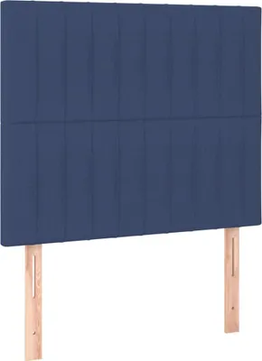 Produktbild von vidaXL Kopfteil Blau 90x5x118/128 cm Stoff