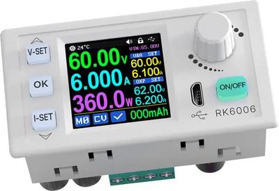 Produktbild von Gleichstromgeregelte Stromversorgungen Konstantspannung Konstantstrom Wartung Experimentelles Stromversorgungsgerät 1,54-Zoll-LCD-Bildschirm Helligkeit einstellbar Unterstützung Firmware-Upgrade