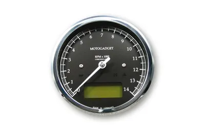 Produktbild von motogadget Chronoclassic Drehzahlmesser -14.000 U/min, grüne LCD Anzeige für