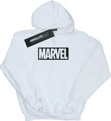 Image de Marvel - Sweat à capuche Logo pour femme BI1766 (S) (Blanc)