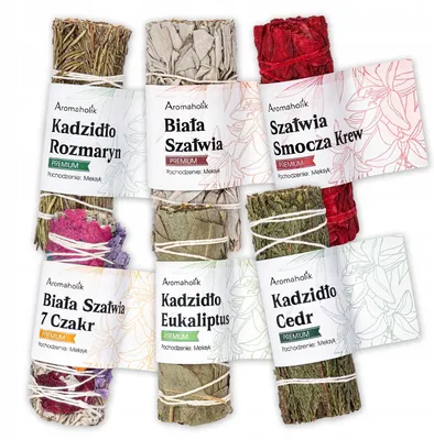 Produktbild von Aromaholik Duftende Räucherstäbchen Set - 6 Natürliche Kräuter- & Harz-Aromen