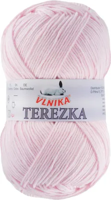 Strickgarn TEREZKA 100% Baumwolle, hellrosa