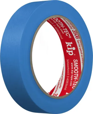 Produktbild von kip 3508 SMOOTH-TEC blau Glattkrepp 24 mm x 50 m