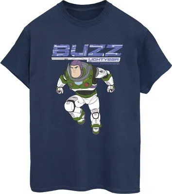 Produktbild von Disney - "Lightyear Jump To Action" T-Shirt für Damen BI50363 (S) (Marineblau)
