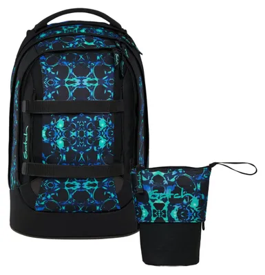 Produktbild von Satch, Schulrucksack-Set PACK Caleido Blue 2-teilig, ab 5. Klasse