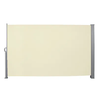 Immagine prodotto di Jopassy Tenda da sole laterale Tende da sole estensibili 160x300cm Schermo privacy Protezione dal vento Protezione dal sole Tenda a rullo laterale Alluminio Beige