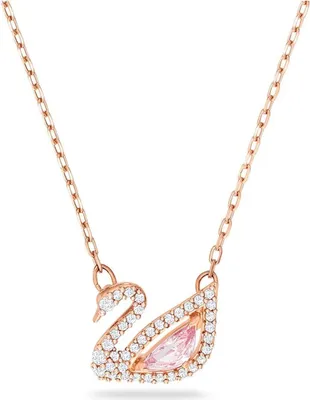 Produktbild von SWAROVSKI Damen Schwan Halskette Rosa SWAN 5469989