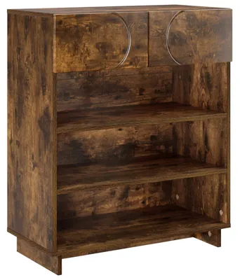 Obrázok produktu pre Skriňa na topánky vidaXL, 73 x 38 x 87,5 cm, drevotrieska, imitácia duba